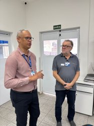 Equipe do Hospital Santo Expedito faz visita técnica na Santa Casa